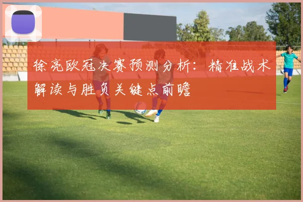 徐亮欧冠决赛预测分析：精准战术解读与胜负关键点前瞻